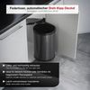 HAILO 3520071 AS Mono 20 dunkelgrau/schwarz Abfallsorter 20 Liter ab 40 cm Schrankbreite Bild 3
