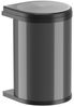 HAILO 3520071 AS Mono 20 dunkelgrau/schwarz Abfallsorter 20 Liter ab 40 cm Schrankbreite Bild 2