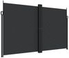 vidaXL Seitenmarkise Ausziehbar Schwarz 200x600 cm 4004654 Bild 2