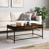 Couchtisch, Sofatisch mit Infinity-LED Räuchereiche 90x50x41 cm Bild 4