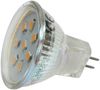 LED Strahler MR11, 8x 2835 SMD LEDs12V, 2W, 140 Lumen, 3000k / warmweiß Bild 2