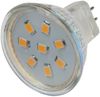 LED Strahler MR11, 8x 2835 SMD LEDs12V, 2W, 140 Lumen, 3000k / warmweiß Bild 4