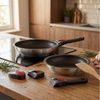 Kuppels Pfannen-Set QUICK CLACK PRO, 18/10 (5-tlg, vielfach kombinierbar), besonders platzsparend, abnehmbare Griffe Bild 2