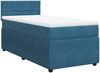 vidaXL Boxspringbett mit Matratze Blau 90x200 cm Samt 3289954 Bild 3