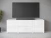TV-Lowboard Doppo 180 (Farbe: Weiß / Weiß Hochglanz, mit weißer LED Beleuchtung) Bild 2