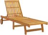 vidaXL Sonnenliege mit Tisch Massivholz Akazie 3325199 Bild 4