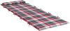 vidaXL Sonnen-Lounger Kissen Rot und Grau 180 x 60 x 4 cm Oxford-Stoff 361865 Bild 4