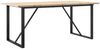 vidaXL Esstisch O-Gestell 180x90x75,5 cm Massivholz Kiefer & Stahl 3282744 Bild 2