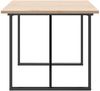 vidaXL Esstisch O-Gestell 180x90x75,5 cm Massivholz Kiefer & Stahl 3282744 Bild 5