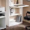 SoBuy FWT92-H-W Schreibtisch, Spanplatte, Melamin, Weiß, 60 x 145 x 58 cm Bild 4