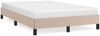 vidaXL Bettgestell ohne Matratze Cappuccino-Braun 120x190cm Kunstleder 3269624 Bild 2