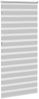 vidaXL Doppelrollo Hellgrau 110x230 cm Stoffbreite 105,9 cm Polyester 4014497 Bild 4