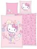 Herding Young Collection Babybettwäsche Hello Kitty BIO-Flanell-Bettwäsche GOTS 40x60 Hoteleinschl. /100x135, 2 teilig, baby bettwäsche set 100x135 kinder bettwäsche 100x135 Bild 3