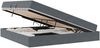 vidaXL Aufbewahrungsbett mit Matratze Dunkelgrau 200 x 200 cm Samt 3399743 Bild 2