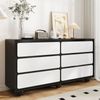 Sideboard, stilvolle Kommode mit sechs Schubladen – Frisiertisch im modernen Design, praktische Funktion. 140×38×74,5cm Bild 4