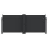vidaXL Seitenmarkise Ausziehbar Schwarz 100x1000 cm 4004684 Bild 3