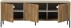 TV Board Gravure aus Eichenholz 150 cm, Natur Bild 5