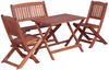 vidaXL 4-tlg. Garten-Essgruppe für Kinder Massivholz Eukalyptus 45585 Bild 1