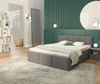 FDM Polsterbett mit Lattenrost Doppelbett 120x200, 140x200, 160x200, 180x200 (MADE IN EU - Bettrahmen mit Bettkasten für viel Stauraum, in Grau,Weiß oder Eiche Braun, ideal für Paare), Metallrahmen mit hydraulischer Klappfunktion Bild 2