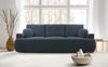 Selsey 'Barletto' 3-Sitzer-Sofa mit Schlaffunktion und Stauraum, Bouclé, Dunkelgrau Bild 2
