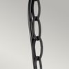 Außenleuchte, Kettenlaterne, Stahl Glas, Bronze, D 22,9 cm Bild 5