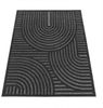 KADIMA DESIGN Teppich Struktur Wohnzimmer schmutzabweisend Teppich Kurzflor, Läufer, Höhe: 14 mm, Florhöhe: 10 mm, 100% Polypropylen, Läufer, 60x100cm, Anthrazit Bild 5