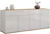 OTTO home Sideboard Garda Kommode, Schrank, 4 Türen mit Push-to-Open, Made in Italy, Hochglanzlackierte Fronten,2 Schubladen, grifflos Breite 160,1 cm Bild 4