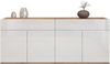 OTTO home Sideboard Garda Kommode, Schrank, 4 Türen mit Push-to-Open, Made in Italy, Hochglanzlackierte Fronten,2 Schubladen, grifflos Breite 160,1 cm Bild 3