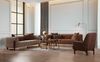 Sitzgruppe/Sofa Set - Wohnzimmergarnitur "Sage" 3+3+1+1-Beige/Braun Bild 2