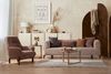Sitzgruppe/Sofa Set - Wohnzimmergarnitur "Sage" 3+3+1+1-Beige/Braun Bild 4