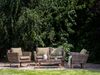 Beliani 'VITTORIA' Lounge Set mit Tisch, Olivgrün, 70 cm Bild 3