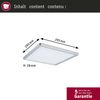 Paulmann No. 70994 LED Panel Atria Shine 293x293 mm 3000K 16W Chrom matt Bild 2