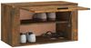 vidaXL Wand-Schuhschrank Räuchereiche 70x35x38 cm Massivholz Kiefer 821017 Bild 4