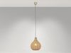 LED Pendelleuchte 1-flammig mit Lampenschirm aus Jute, Ø 34cm Bild 3
