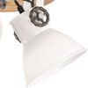 vidaXL Deckenlampe Industriestil 25 W Weiß 42x27 cm E27 320520 Bild 4