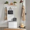 SoBuy FSR98-W Schuhbank, MDF, Lackiert, Weiß, 62 x 46 x 26 cm Bild 5