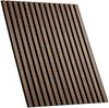 Akustikpaneele Holz 60 x 60 cm 2 Paneele Braun Wandpaneele Deckenpaneele 3D Wandpaneel Wandverkleidung Dekorpaneel Bild 4