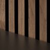 Akustikpaneele Holz 60 x 60 cm 2 Paneele Braun Wandpaneele Deckenpaneele 3D Wandpaneel Wandverkleidung Dekorpaneel Bild 5