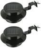 HAC24 LED Gartenleuchte Dachrinnenlampe Dachrinnen Lampe Licht Regenrinne Solarlampe, LED fest integriert, Kaltweiß, Solar, Schwarz 3 leistungsstarke helle LEDS Bild 2