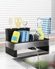 Agger Küchenorganizer-Set Spülbecken Organizer – Schwammhalter mit automatischer Abflussfunktion, für Schwämme,Bürsten & Handtücher (Küche), Spülutensilien-Aufbewahrung Bild 2