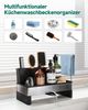 Agger Küchenorganizer-Set Spülbecken Organizer – Schwammhalter mit automatischer Abflussfunktion, für Schwämme,Bürsten & Handtücher (Küche), Spülutensilien-Aufbewahrung Bild 4