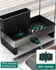 Agger Küchenorganizer-Set Spülbecken Organizer – Schwammhalter mit automatischer Abflussfunktion, für Schwämme,Bürsten & Handtücher (Küche), Spülutensilien-Aufbewahrung Bild 3
