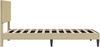 vidaXL Bettrahmen mit Kopfteil Hellgrün-Grau 90x200 cm Cordstoff 42027715 Bild 5