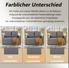 Sofabett 127x75x94 cm Antique Gray, klappbar mit verstellbarer Rückenlehne, 180 cm Liegefläche & 2 Kissen Bild 5