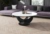 designimpex Couchtisch Design HRC-111 Hochglanz Wohnzimmertisch Rund Tisch 100 cm x 45 cm Bild 1
