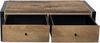 Couchtisch LIV - Mangoholz Schwarz Matt 40x60x120cm | Sofatisch Wohnzimmertisch Bild 5