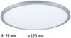 Paulmann 710. 06 LED Panel Atria Shine 3-Step-Dim rund 420mm 2300lm 4000K Chrom matt Bild 3