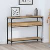 Konsolentisch, Beistelltisch, Konsole Artisan-Eiche 100 x 29 x 75 cm Holzwerkstoff Bild 2