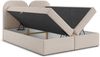 AX LIVING Boxspringbett 180x200 Migwell Beige mit Kopfteil Bettkasten Bild 3