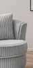 Sessel drehbar Comfy hellgrau Cord 95 cm Bild 5